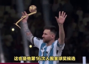 B体育体育官方入口-梅西击败CR7，再获金球奖